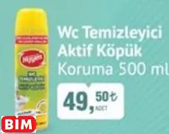 KORUMA WC TEMİZLEYİCİ AKTİF KÖPÜK